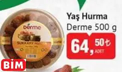 DERME YAŞ HURMA